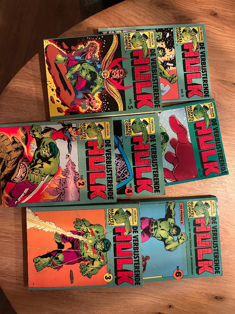 Te koop 7 de Verbijsterende Hulk Pockets, Boeken, Strips | Comics, Gelezen, Amerika, Stan Lee, Ophalen of Verzenden
