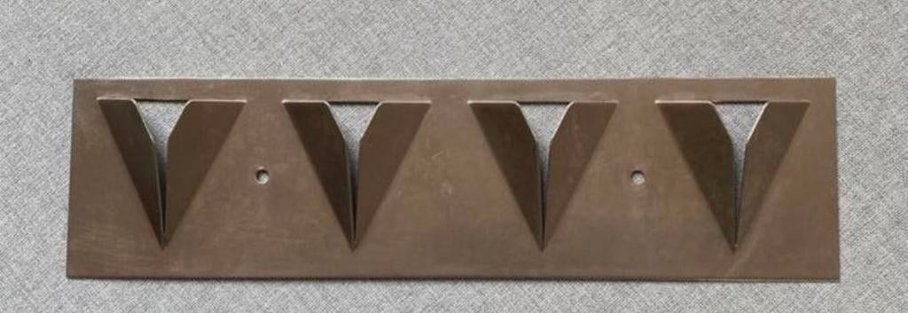 Rvs handdoek-ophangrekje, Wandkapstok, Ophalen of Verzenden, Zo goed als nieuw, Minder dan 100 cm