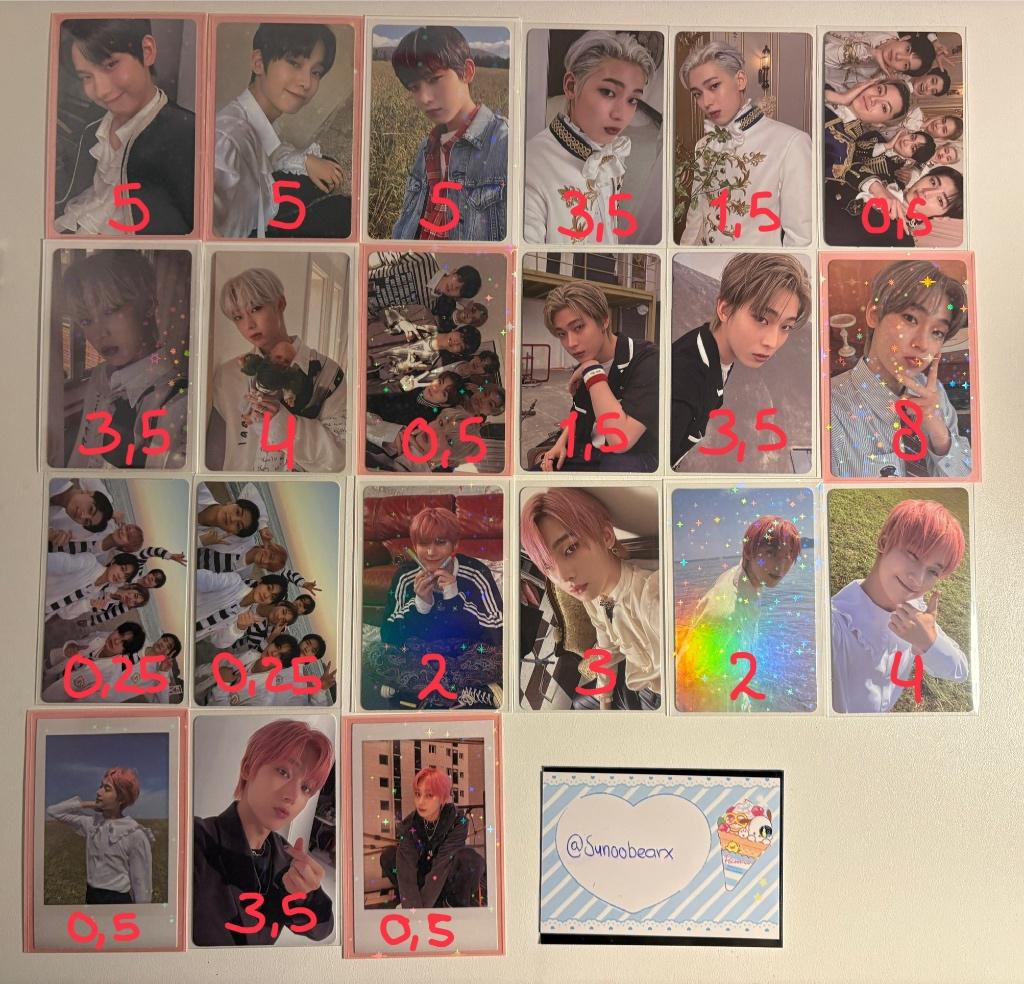 Sunoo Photocard Sale (meerdere slides), Ophalen of Verzenden, Zo goed als nieuw, Foto of Kaart