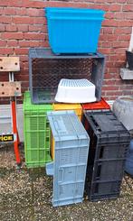 Grote stapelbare kratten 2 Euro p krat, Ophalen, Gebruikt