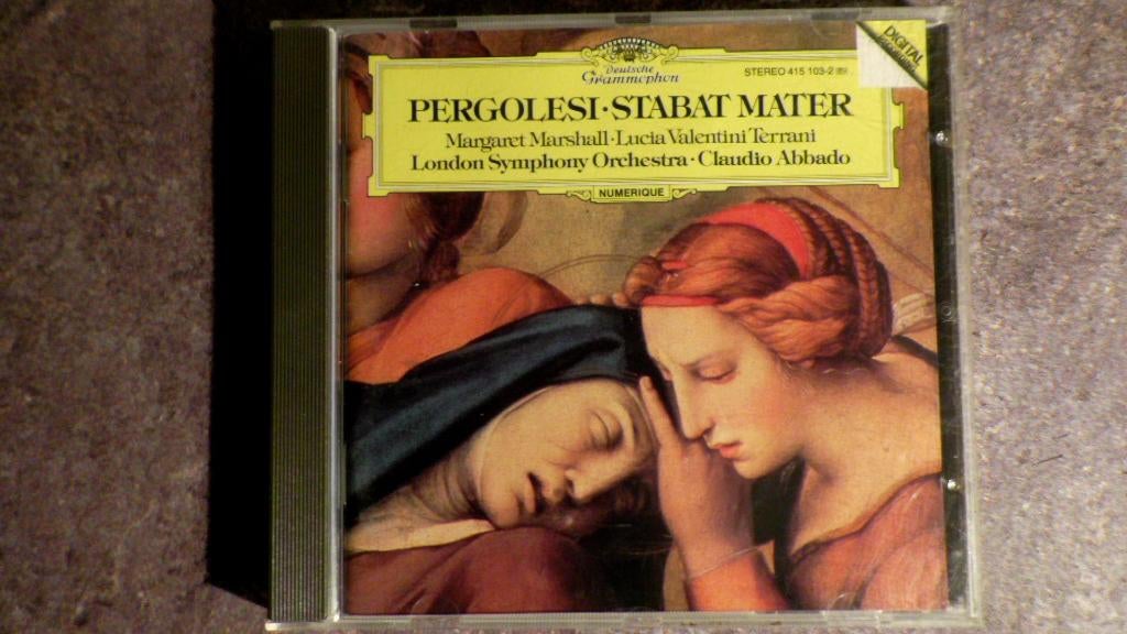 Pergolesi : Stabat Mater - Abbado, Ophalen of Verzenden, Barok, Zo goed als nieuw, Vocaal