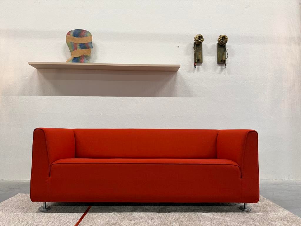 Nieuw Gelderland 4800 2,5 zits Bank Rime stof Design 190, 75 tot 100 cm, Ophalen of Verzenden, Rechte bank, Gelderland