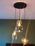 Quinto smoke 3 lichts hanglamp, Ophalen, Zo goed als nieuw, Glas, 75 cm of meer