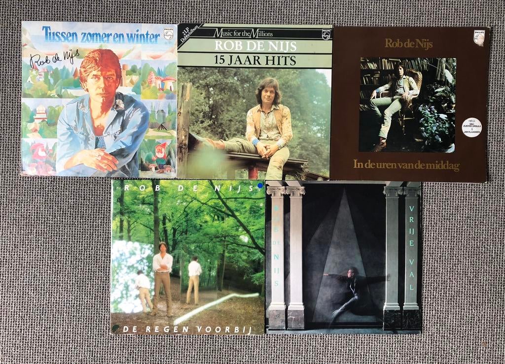 Rob de Nijs 6 lp’s, Ophalen, Gebruikt, Overige formaten, Levenslied of Smartlap