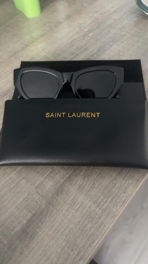 Yves saint laurent bril, Gebruikt, Zonnebril, Zwart, Ophalen