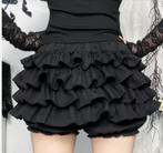 Prachtige zwarte Gothic rok met kruisjes Nieuw., Zwart, Nieuw, Ophalen of Verzenden, Maat 34 (XS) of kleiner