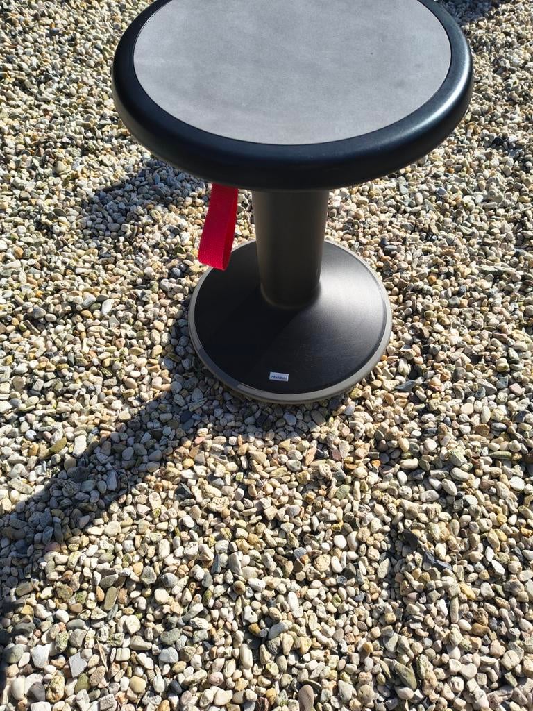 Ergonomische kruk Interstuhl Airo - Deep grey, Ophalen of Verzenden, In hoogte verstelbaar, Gebruikt, Kunststof