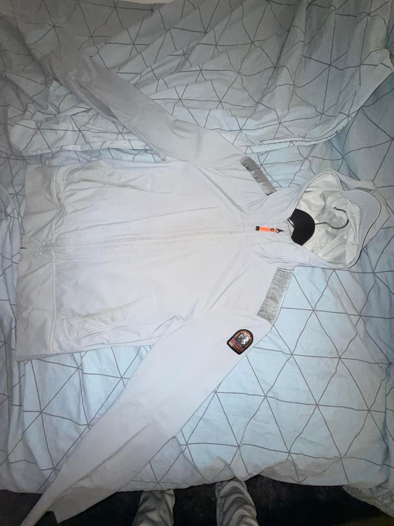 Jim soft shell jas van Parajumpers, Ophalen of Verzenden, Gedragen, Maat 46 (S) of kleiner, Grijs