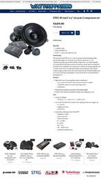 STEG SG 650C 6.5" (16.5cm) Hi-end speakers / composet, Auto diversen, Autospeakers, Hifi-Focus, Aalsmeerderweg 173 1432 CL, Aalsmeer