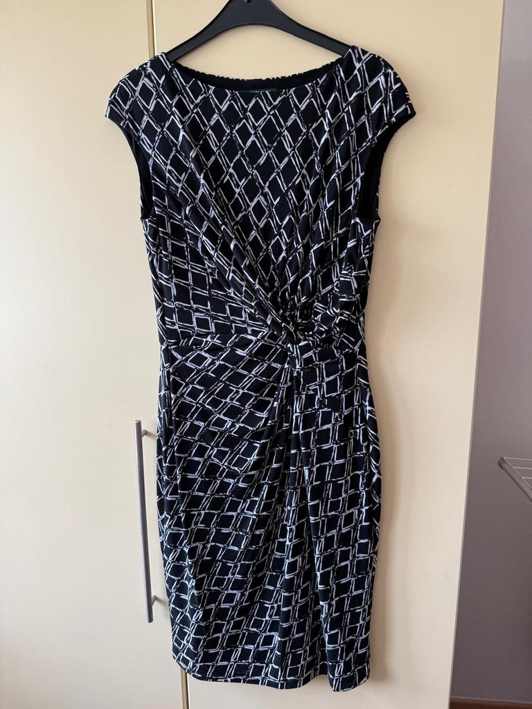 Chique jurk van Ralph Lauren maat L, Ophalen of Verzenden, Zo goed als nieuw, Blauw, Knielengte