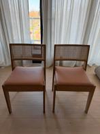 2x Ikea Stockholm 2025 Eetkamerstoel, Ophalen, Zo goed als nieuw, Bruin, Twee