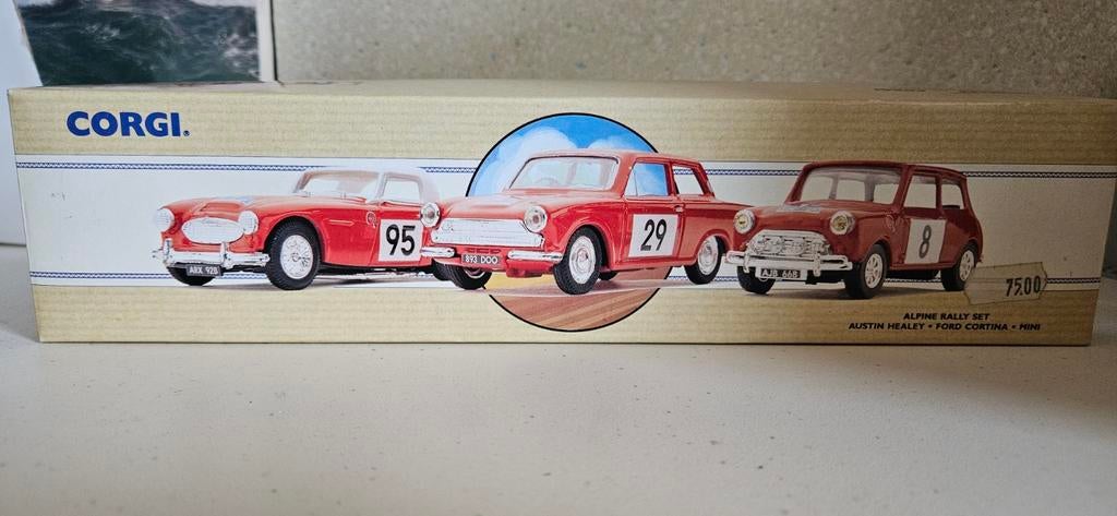Corgi Alpine Rally Set - Limited Edition serie nr 97709, Ophalen of Verzenden, Nieuw, Auto, Corgi