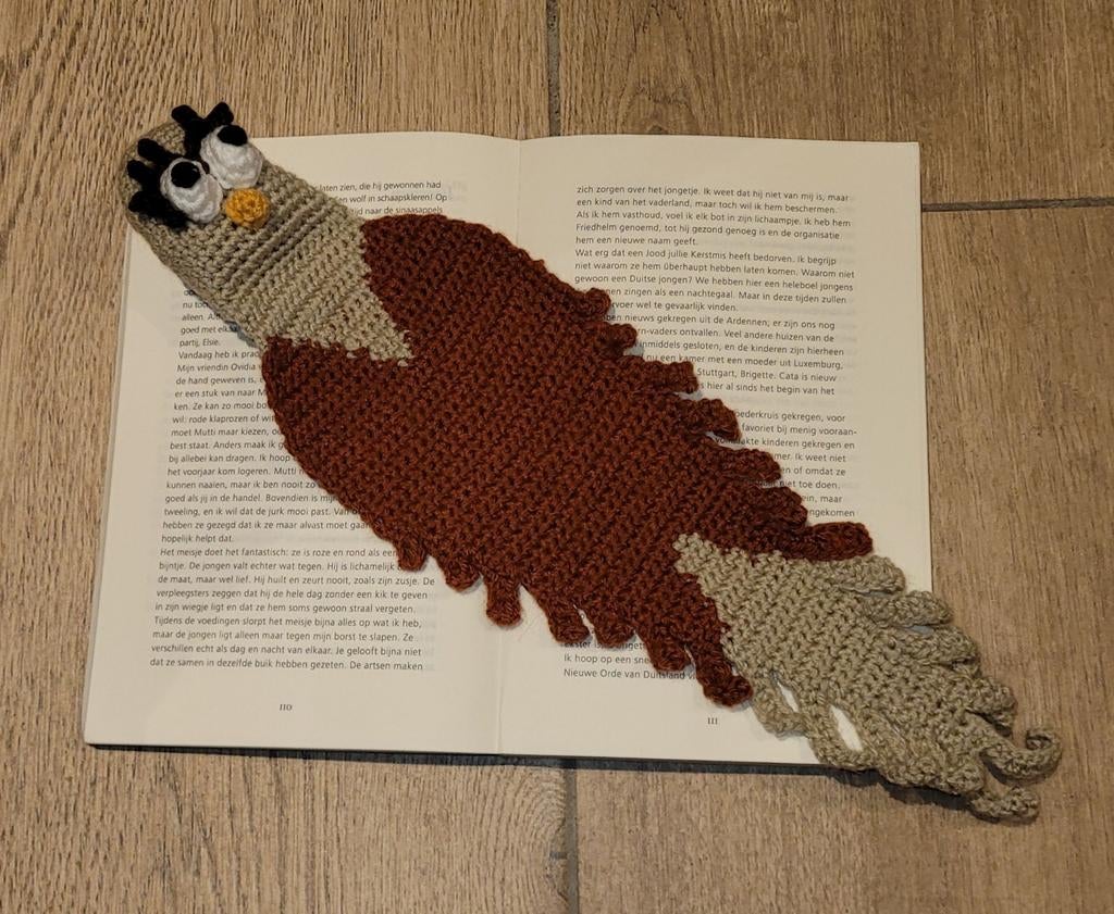 boekenlegger gehaakt uil, Ursula Uil, Ophalen of Verzenden, Nieuw, Haken, Overige typen