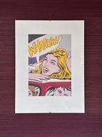 Vintage pop art pop-art retro Roy Lichtenstein, Ophalen of Verzenden
