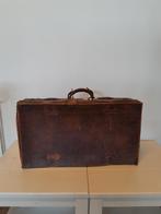 Koffer leer leder, Antiek en Kunst, Ophalen of Verzenden