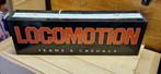 Toffe lichtbak, lichtreclame van Locomotion Jeans & Casuals., Ophalen, Gebruikt, ., Lichtbak of (neon) lamp