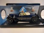 Citroen Traction cabriolet blauw Solido metal 1:18 KRD, Ophalen of Verzenden, Zo goed als nieuw, Auto, Solido