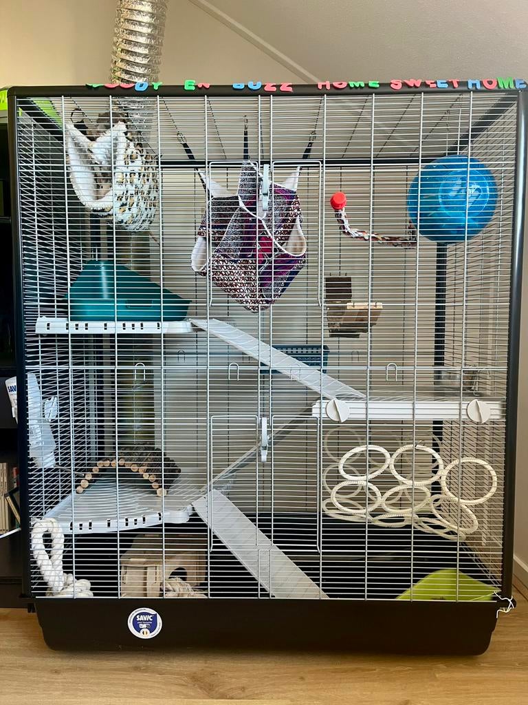 Rattenkooi Savic Zeno 3 (L100 x B50 x H116), Dieren en Toebehoren, Ophalen, Zo goed als nieuw, 90 cm of meer, 75 tot 110 cm