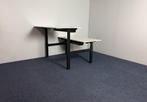 2 x Bench zit/sta bureau Ahrend Balance - 160 x 170 cm., Ophalen, In hoogte verstelbaar, Gebruikt