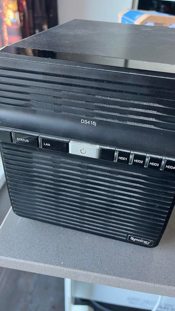 Synology DS416j NAS met 3 * WD Red 2TB HDD, Computers en Software, NAS, Ophalen of Verzenden, Gebruikt