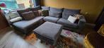 Mooie hoekbank Haco te koop incl hocker ZGAN, Ophalen, Zo goed als nieuw, Stof