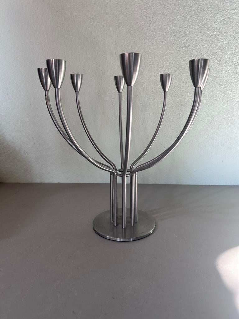 Vintage ikea kandelaar, Huis en Inrichting, Woonaccessoires | Kandelaars en Kaarsen, Ophalen of Verzenden, Zo goed als nieuw, Metaal