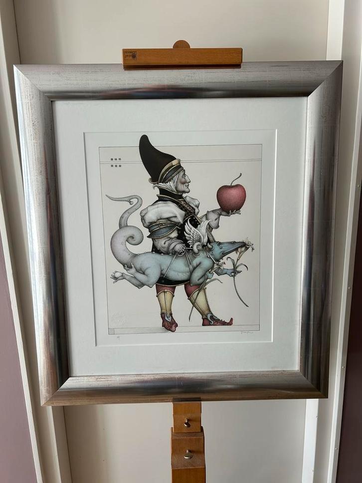 Michael Parkes Litho EA in Lijst, Antiek en Kunst, Kunst | Litho's en Zeefdrukken, Ophalen