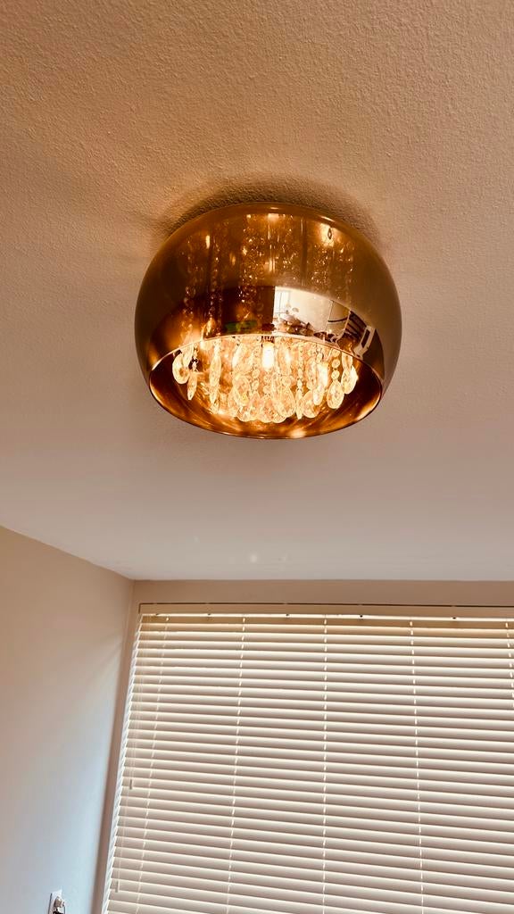 Pearl plafondlamp lucide design rietveld plafonniere smoke, Ophalen, Zo goed als nieuw