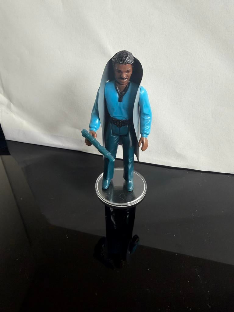 Vintage Star Wars Lando Calrissian met cape & blaster, Verzamelen, Star Wars, Ophalen of Verzenden, Gebruikt, Actiefiguurtje