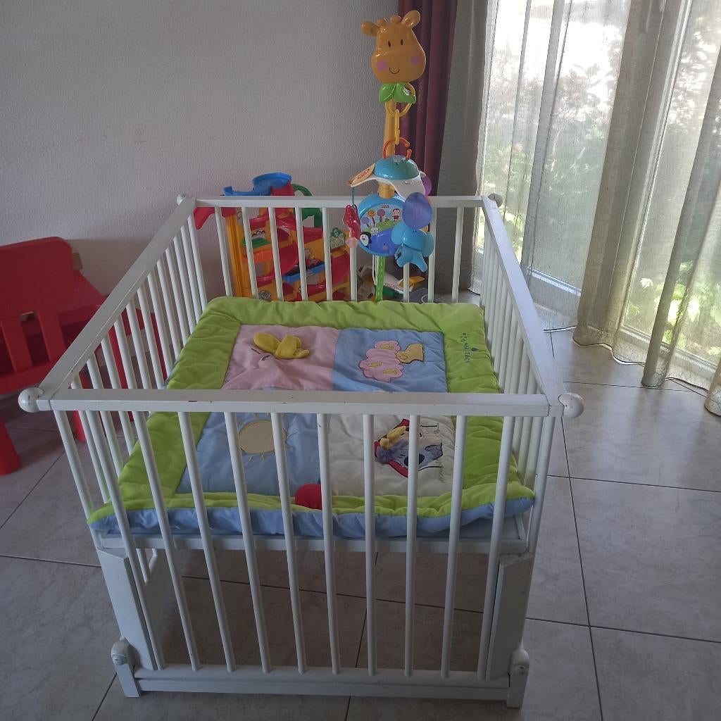 Kinderbox, Kinderen en Baby's, Boxen, Ophalen, Gebruikt, Rechthoekig, In hoogte verstelbaar