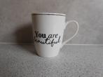 Mok 300 ml. You are Beautiful Riverdale, Huis en Inrichting, Keuken | Servies, Ophalen of Verzenden, Zo goed als nieuw, Overige stijlen