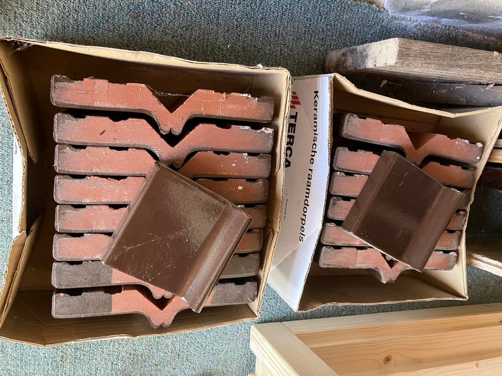 Terca raamdorpels donkerbruin 10.5-10.5 7700011, Ophalen of Verzenden, Nieuw, Minder dan 80 cm, Overige typen