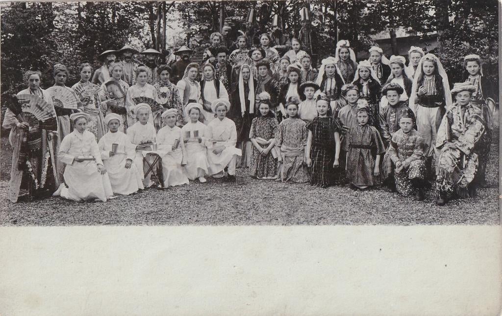 TONEEL GROEP JAREN 30 ZEER MOOIE OUDE KAART KL836, Verzamelen, Ophalen of Verzenden, 1920 tot 1940, Ongelopen, Overige thema's