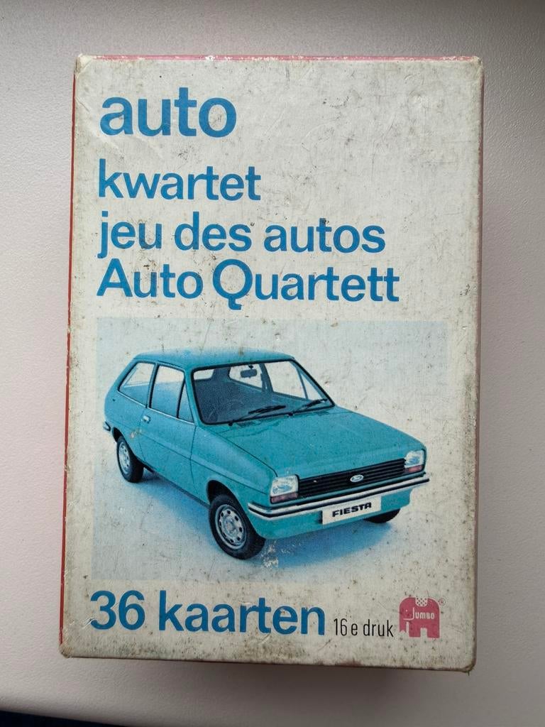 Jumbo autokwartet 16-de druk, Ophalen of Verzenden, Gebruikt, Kwartet(ten)