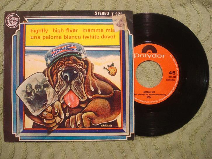 ABBA 7" Vinyl Single: ‘Mamma Mia’ (Nederland), Cd's en Dvd's, Vinyl Singles, Gebruikt, Single, Pop, 7 inch, Ophalen of Verzenden
