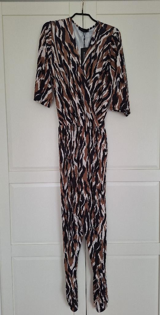 Pescara nieuwe zwart bruine print jumpsuit XXL (of ruime XL), Kleding | Dames, Jumpsuits, Zwart, Maat 46/48 (XL) of groter, Pescara