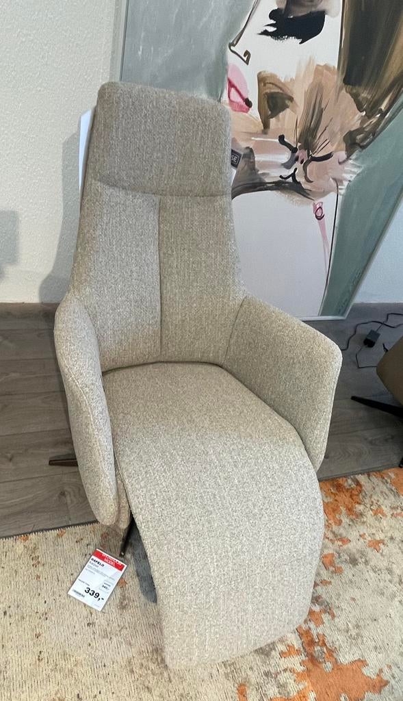 Blomira relaxfauteuil, Ophalen, Minder dan 75 cm, Nieuw, Stof