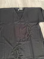 Zwarte Abaya met kralen - Maat 54, Zwart, Maat 46/48 (XL) of groter, Ophalen of Verzenden, Zo goed als nieuw