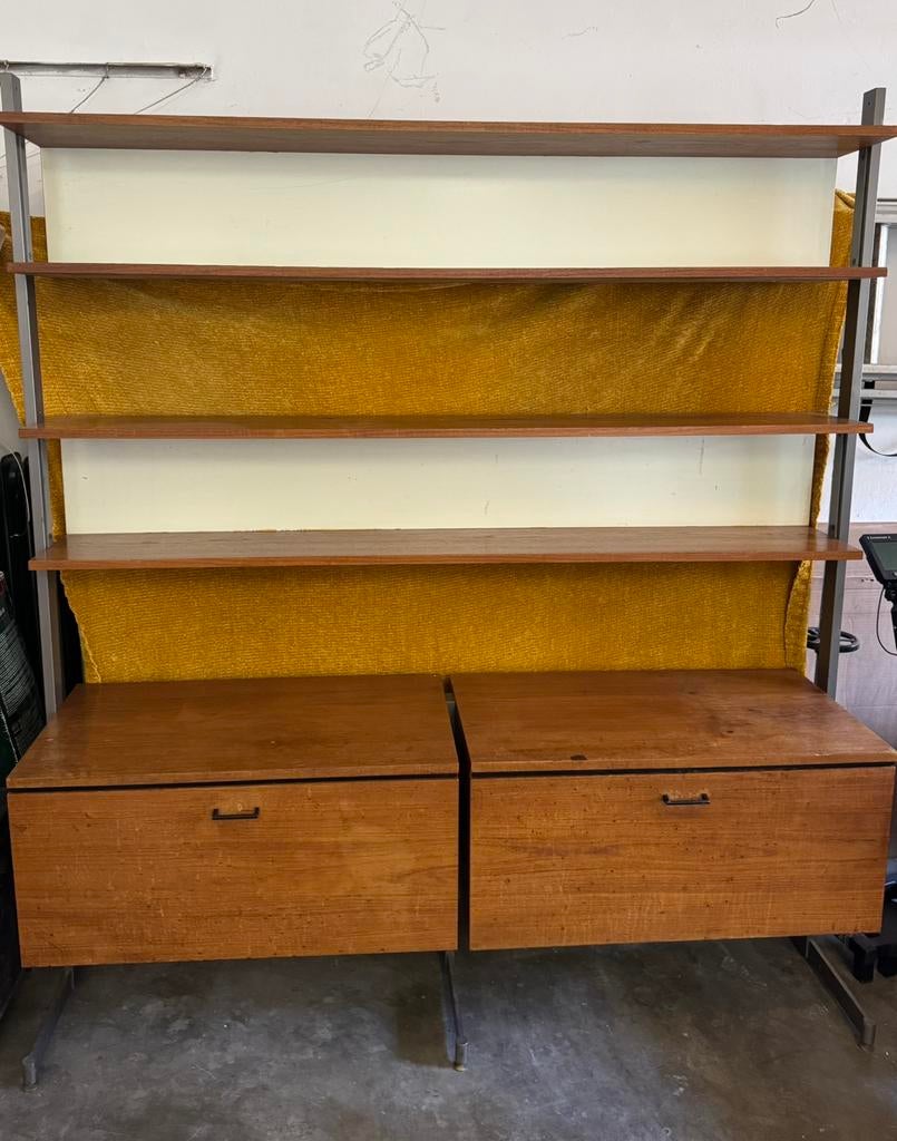 Mooie deens design wand kast boeken kast, Ophalen, 150 tot 200 cm, 150 tot 200 cm, 25 tot 50 cm