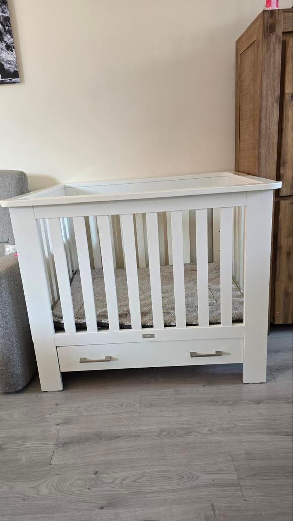 Witte box met lade - Coming Kids, Kinderen en Baby's, Boxen, Ophalen, Gebruikt, Vierkant, In hoogte verstelbaar