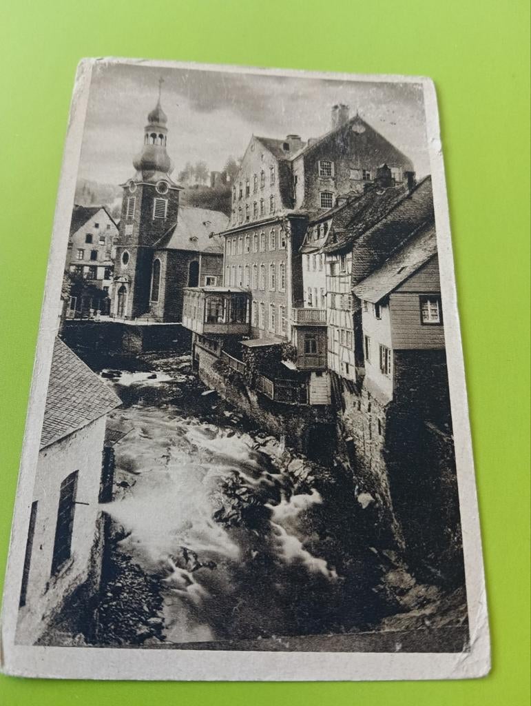 Oude Ansichtkaart Montjoie-Monschau Rurpartia, Duitsland, Verzamelen, Ansichtkaarten | Buitenland, Ophalen of Verzenden, Voor 1920