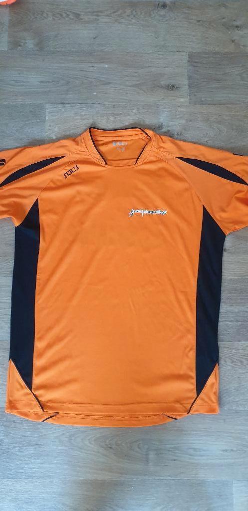 Sport shirt Lentis college mt M, Kleding | Heren, Sportkleding, Gedragen, Algemeen, Maat 48/50 (M), Oranje, Ophalen of Verzenden