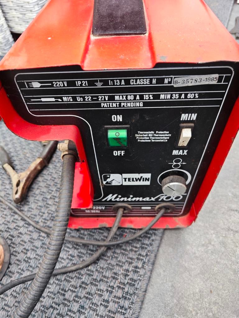 CO2 LASAPPARAAT MET ZELFDIMMENDE LASKAP GEEN GASFLES ERBIJ, Ophalen, Gebruikt, Minder dan 150 ampère, Co2