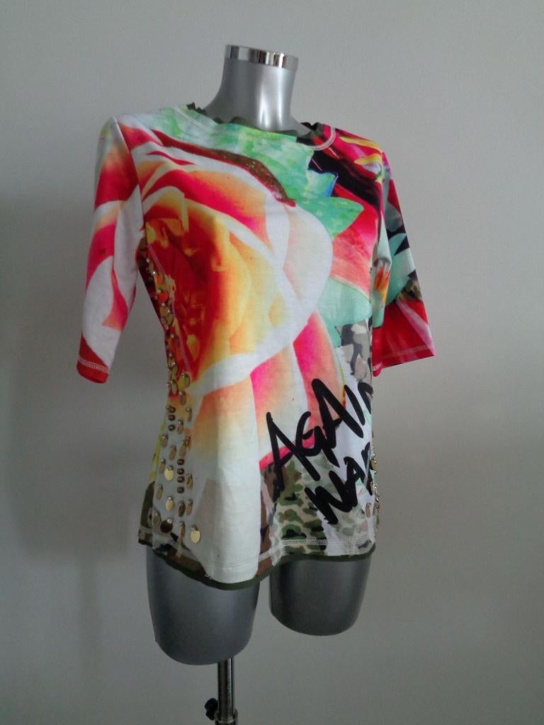 Fracomina longsleeve met pailletten en kralen, small, Nieuw, Fracomina, Overige kleuren, Nieuw, Ophalen of Verzenden