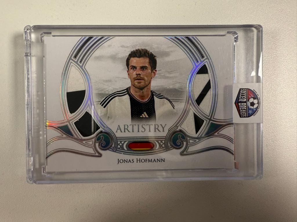 Jonas Hofmann 01/01 Patch Futera Unique 2025, Ophalen of Verzenden, Nieuw, Buitenlandse clubs, Poster, Plaatje of Sticker