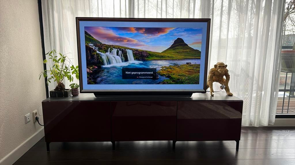 Tv meubel bordeaux rood, Huis en Inrichting, Ophalen, Gebruikt, 150 tot 200 cm, Minder dan 100 cm