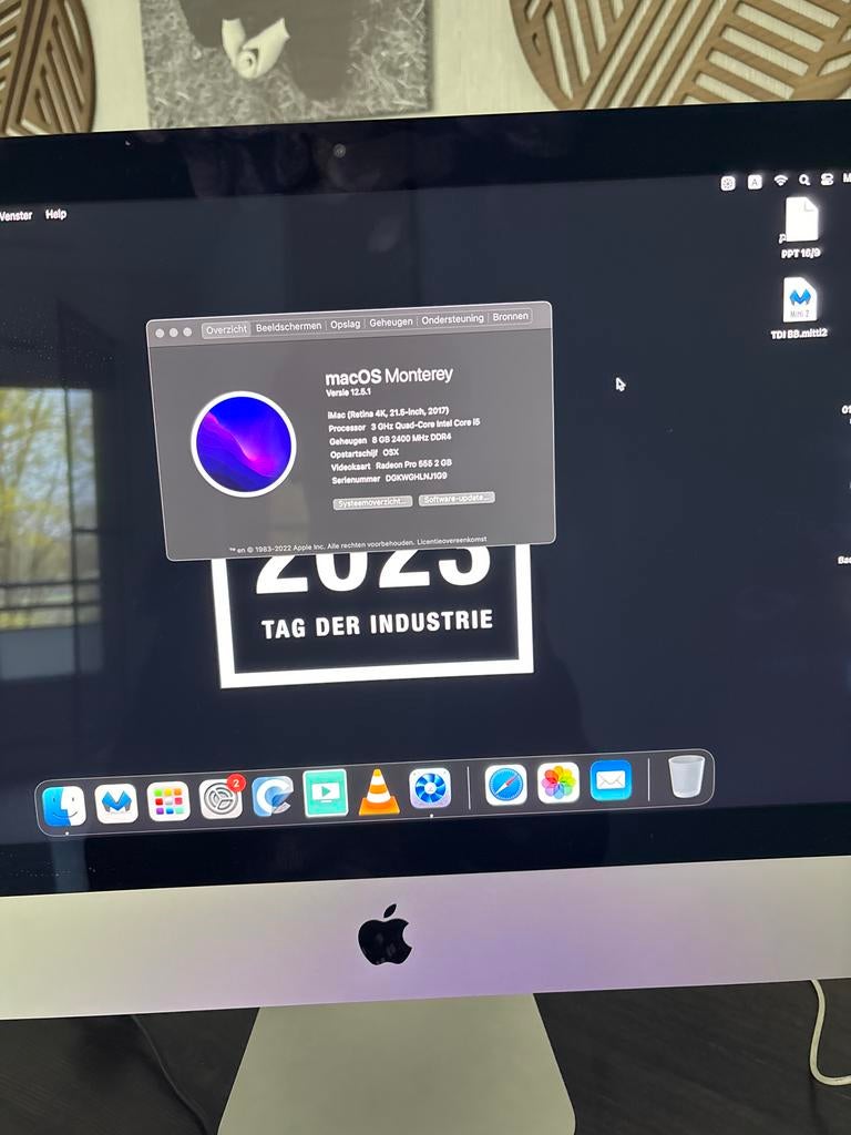 Apple iMac 2017 model, met toetsenbord en muis, Computers en Software, Apple Desktops, Ophalen, Gebruikt, 2 tot 3 Ghz, IMac