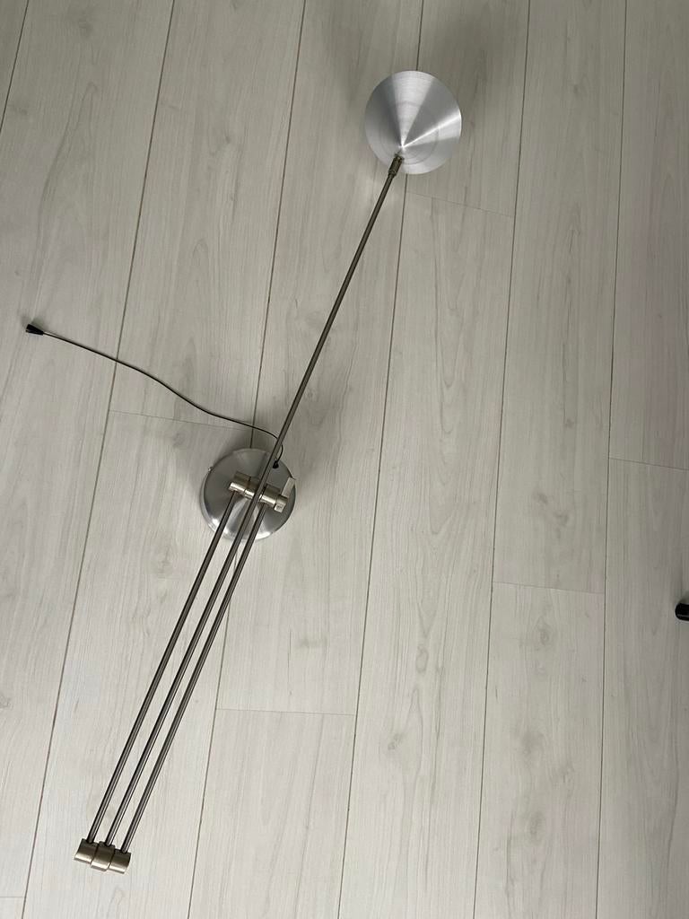 Vintage Hala Zeist Plafondlamp - RVS Design, Huis en Inrichting, Ophalen, Gebruikt, Metaal