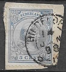 36.nederland nvph 35 stempeL HINDELOPEN, Ophalen of Verzenden, T/m 1940, Gestempeld