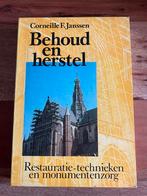 Corneille F. Janssen - Behoud en herstel - Monumentenzorg, Ophalen of Verzenden, Zo goed als nieuw, Corneille F. Janssen